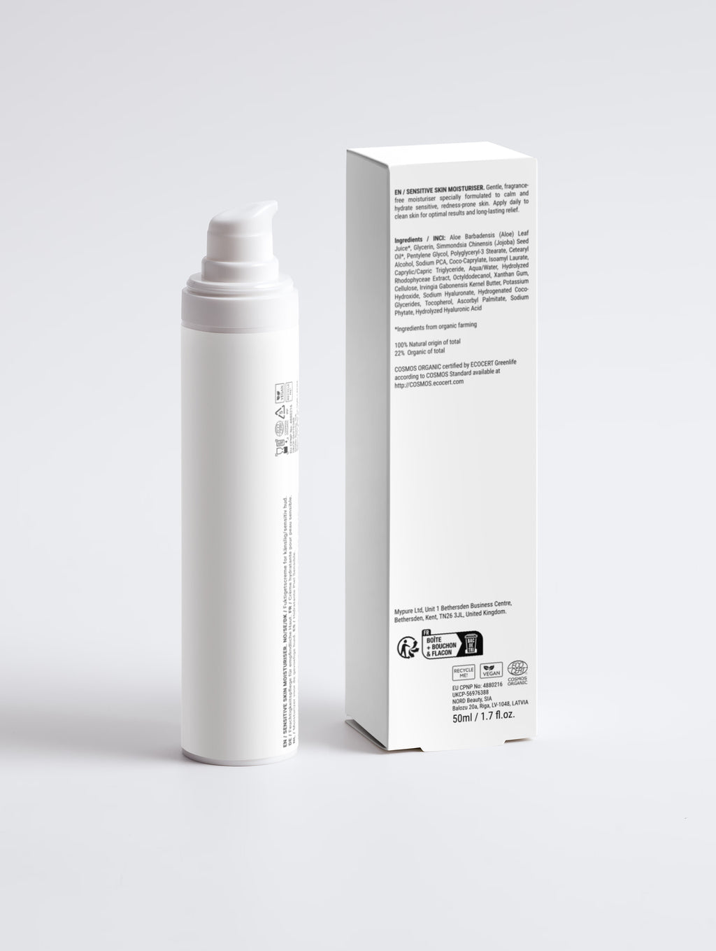 Parfumvrije hydraterende crème voor de gevoelige huid – 50 ml