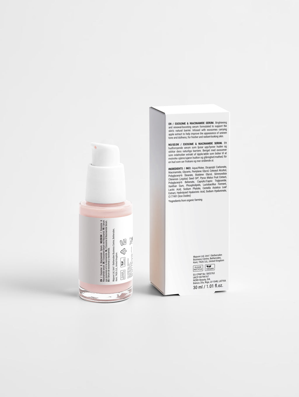 Gezichtsserum met exosomen en niacinamide – 30 ml