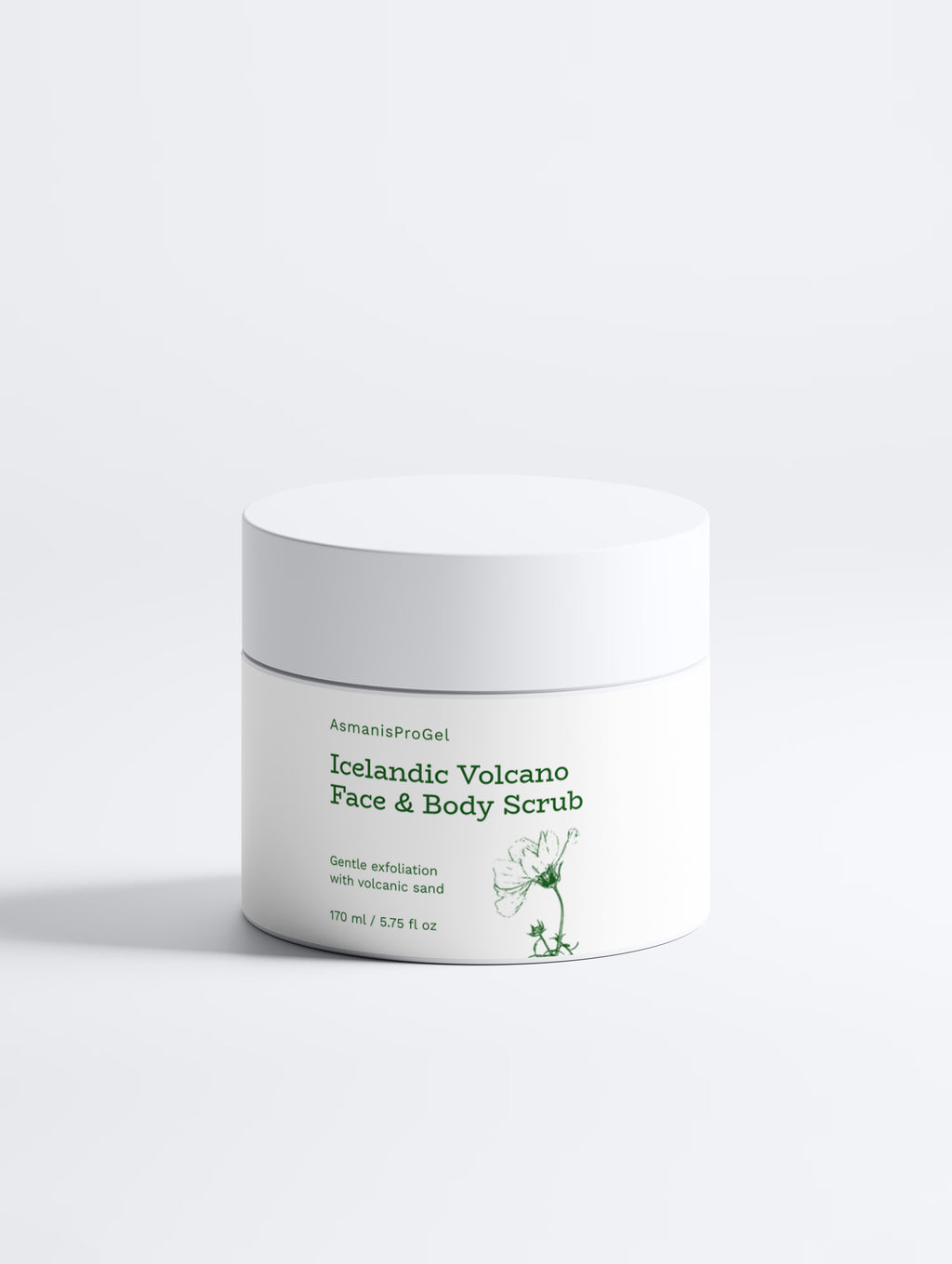 Icelandic volcanic scrub for face and body – 170 ml