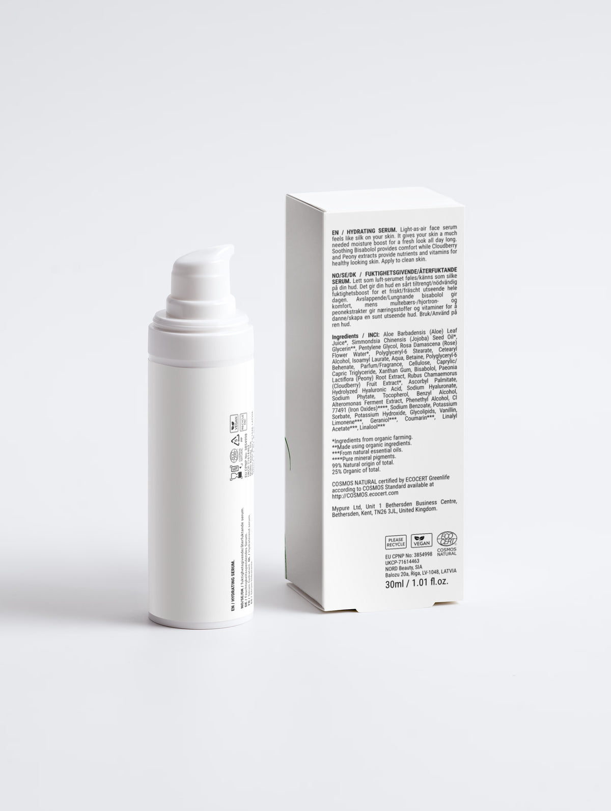 Hydraterend gezichtsserum – 30 ml