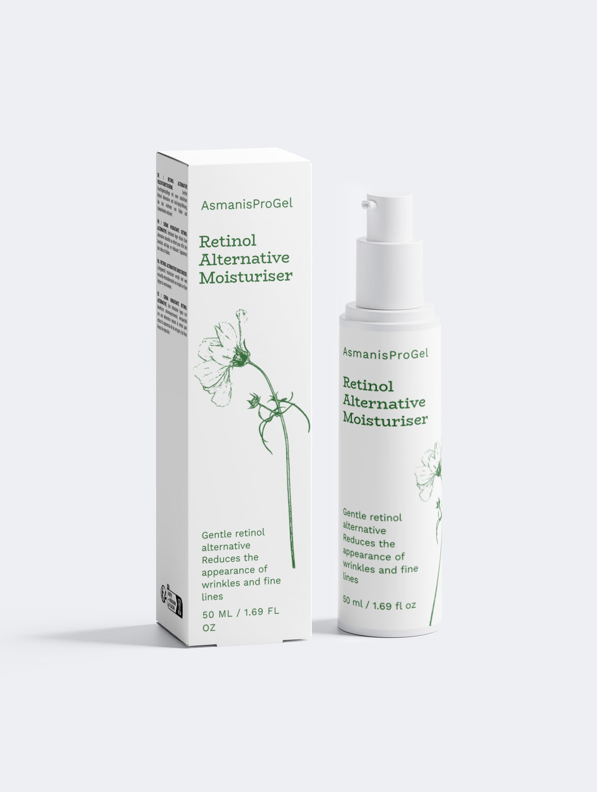 Gezichtscrème met retinolalternatief – Bidens pilosa – 50 ml